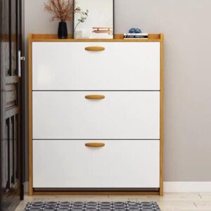 A&0128簡易鞋櫃大容量省空間翻斗鞋櫃超薄鞋架收納櫃入門櫃子