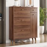 A&0138超薄翻斗鞋櫃家用門口玄關櫃大容量收納櫃鞋架簡約