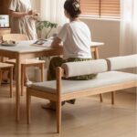 A&0884實木長條椅 沙發椅 軟包梳化凳 換鞋凳 布藝梳化 實木梳化 sofa