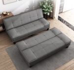 A&1659貓抓佈沙發床 懶人梳化床 可折疊沙發床 多顏色選擇