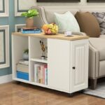 A&0934邊幾沙發邊桌邊櫃儲物櫃客廳沙發桌沙發櫃北歐現代簡約移動小茶几