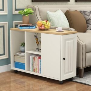 A&0934邊幾沙發邊桌邊櫃儲物櫃客廳沙發桌沙發櫃北歐現代簡約移動小茶几