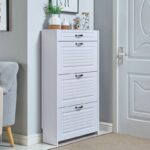 A&0957木製簡約時尚鞋櫃