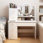 A&0153 梳妝台臥室簡約現代小型床頭櫃化妝台櫃簡易書桌化妝桌子