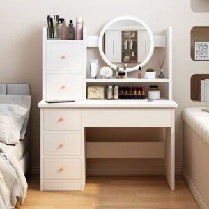A&0153 梳妝台臥室簡約現代小型床頭櫃化妝台櫃簡易書桌化妝桌子