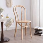 A&0914藤椅索耐特thonet美式法式復古實木中古家用餐廳靠背椅子藤編餐椅