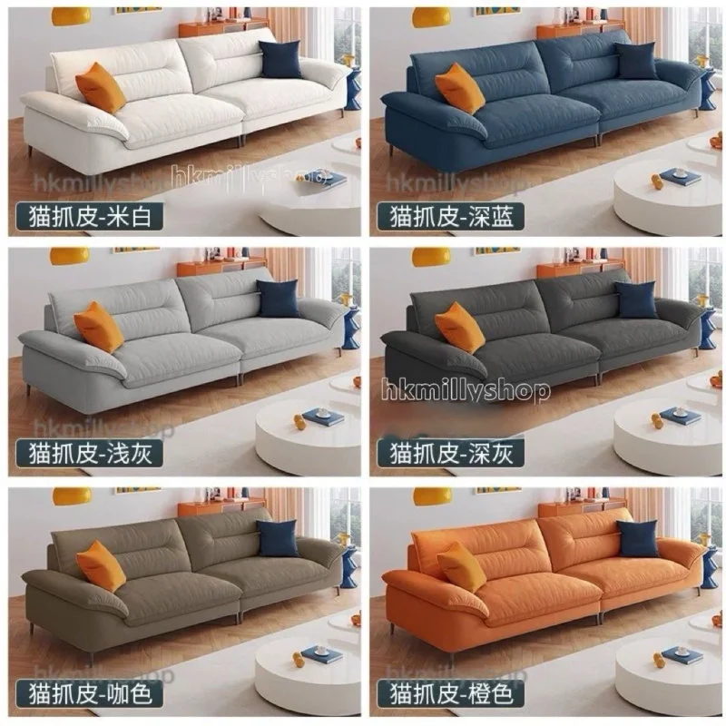 A&1827貓抓皮簡約梳化 單人位 雙人位 三人位L型轉角沙發 直排沙發 - Image 5