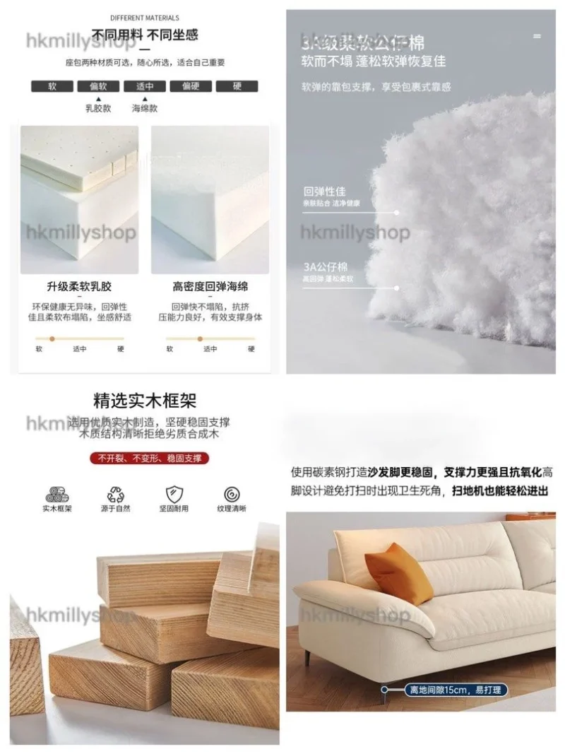 A&1827貓抓皮簡約梳化 單人位 雙人位 三人位L型轉角沙發 直排沙發 - Image 8