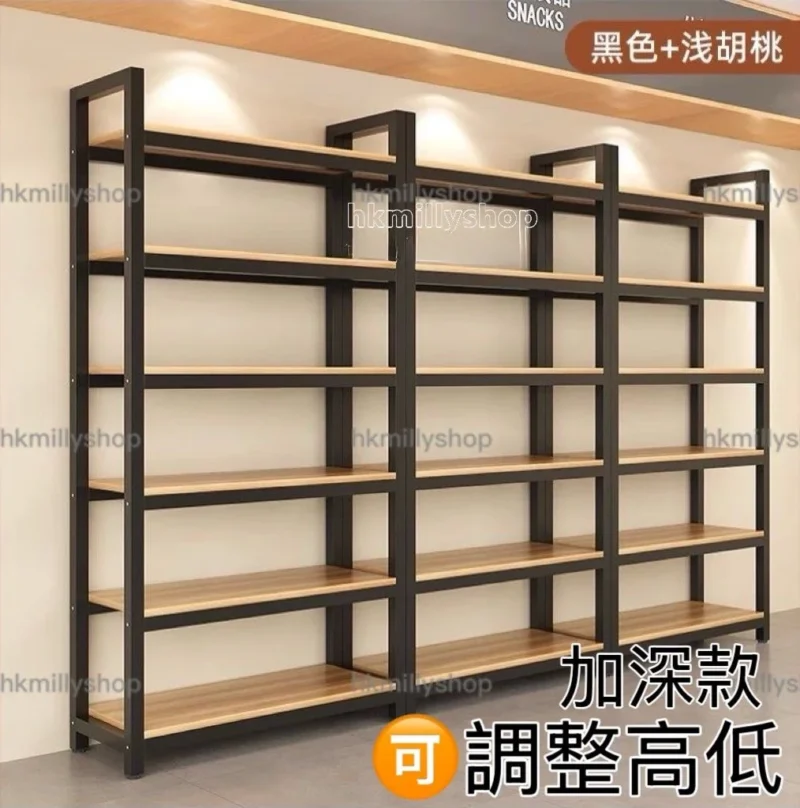 A&1859可訂造尺寸貨架展示櫃書櫃陳列架自由組合櫃多層置物架穩固加強稱重加固書架收納架倉儲架 - Image 3