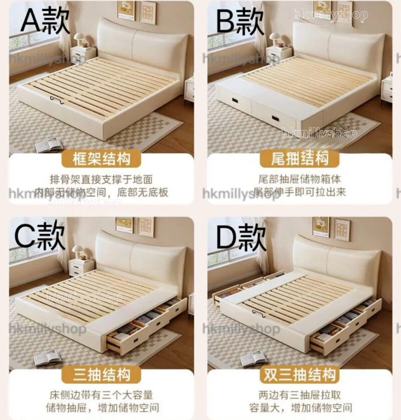 A&1870油壓床 氣壓床 儲物床 實木松木床架 結實耐用 收納床 櫃桶床 抽屜床箱體床 - Image 8