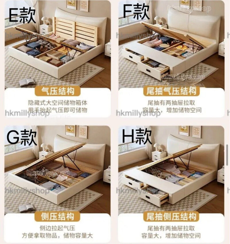 A&1870油壓床 氣壓床 儲物床 實木松木床架 結實耐用 收納床 櫃桶床 抽屜床箱體床 - Image 9