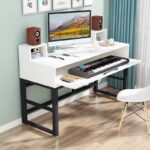 A&0775簡約琴桌 電子琴桌子 工作台 書枱 書桌 琴架 音樂桌 鋼琴桌 編曲鍵盤調音桌 編曲枱 音樂枱