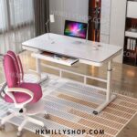 A&0652升降電腦桌帶櫃桶 書枱 書桌 升降桌 學習桌 寫字枱 電腦臺 升降電腦枱 電腦台