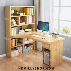A&1098轉角電腦枱 L形書桌 兒童書桌 辦公桌 書架 書櫃