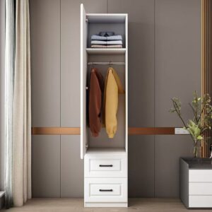 A&0932簡易細衣櫃 極窄衣櫃 夾縫櫃 板材結實耐用 儲物櫃 抽屜櫃 落地櫃 單門櫃