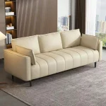 A&0010北歐免洗 貓抓皮 梳化 三人位 四人位 乳膠 海綿 直排沙發