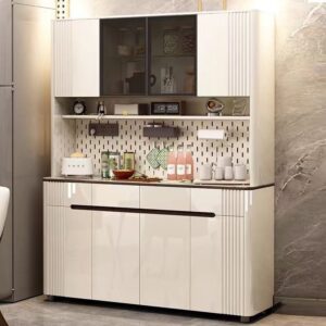 A&1846亮面烤漆餐邊櫃 酒櫃 碗櫃 茶水櫃 廚房儲物櫃 櫥櫃 高身櫃子 廚房操作台