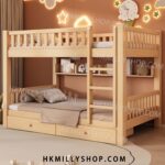 A&5071 實木床 雙層床 兩層高低床 雙人床 小戶型兒童床 上下鋪木床 子母床
