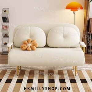 A9002新款梳化床 輕奢多功能伸縮折疊梳化床 簡易沙發床 小戶型客廳陽台沙發椅 雲朵梳化