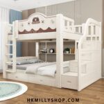 A9009 實木加粗上下床 雙層高架床 半高床兒童子母床 家用多功能高低床 宿舍雙層床