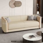 A9013 貓爪皮梳化 簡約輕捨小戶型客廳公寓出租屋理髮店雙人三人便捷梳化 沙發