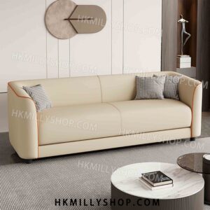 A9013 貓爪皮梳化 簡約輕捨小戶型客廳公寓出租屋理髮店雙人三人便捷梳化 沙發