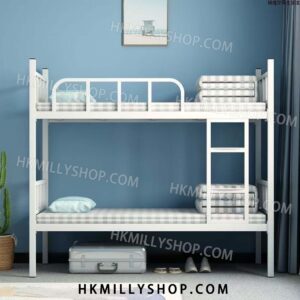 A1580 上下鋪鐵床 雙層鐵床 鐵藝子母床 高低床員工宿舍床 出租房公寓床鐵架