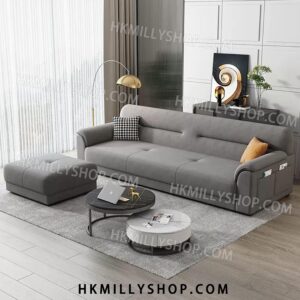 A9020 北歐現代 貓抓皮梳化 乳膠款 海綿款 棉麻科技布 單人雙人三人位 客廳小戶型簡約梳化