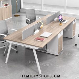 A9024 會議室 辦公枱 辦公桌 桌椅組合 簡約現代 屏風位 電腦桌子 卡座辦公枱 文件櫃