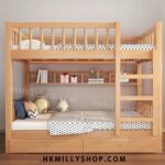 A9049 櫸木上下床 實木床 雙層兒童床 兩層高低床 二層成人上下鋪 小戶型 子母床