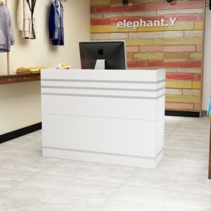 A9038 收銀台 櫃台 簡約現代 服裝店 超市收銀台 小吧台 接待台 飯店小櫃台