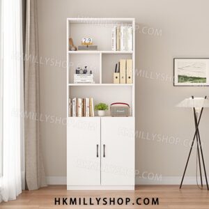 A9061 屏風隔斷客廳書架 遮擋大容量書架 多功能書櫃 收納簡易多層臥室儲物櫃