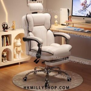 A9071 家用電腦椅 電競椅 舒適久坐遊戲椅子 書房辦公沙發椅 梳化椅 靠背椅直播升降轉椅