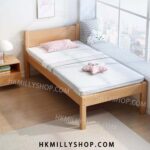 A9084 全櫸木兒童床嬰兒床嬰兒加寬床邊實木床無縫拼接加高單人床 可訂造尺寸