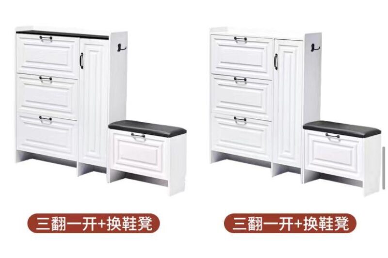 A&0953木製簡約時尚大容量鞋櫃 - Image 6
