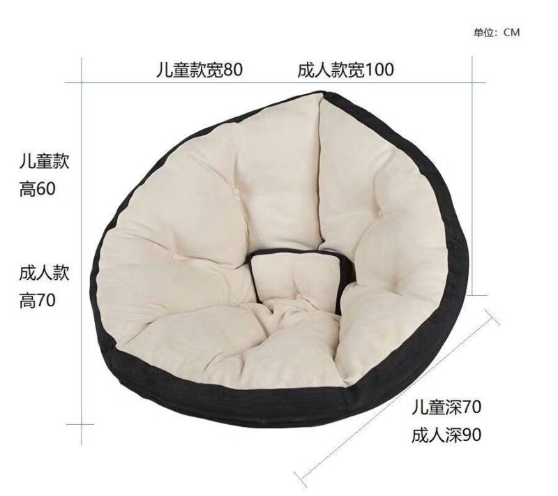 A&0137懶人沙發豆袋榻榻米房間飄窗休閒豆袋成人兒童歐式閱讀舒適款 - Image 10