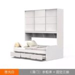 A&0081衣櫃床組合床兒童床一體床櫃