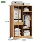 A&0064楠竹衣櫃 衣架 大容量實惠衣帽架 儲物櫃 衣物收納櫃 掛衣櫃