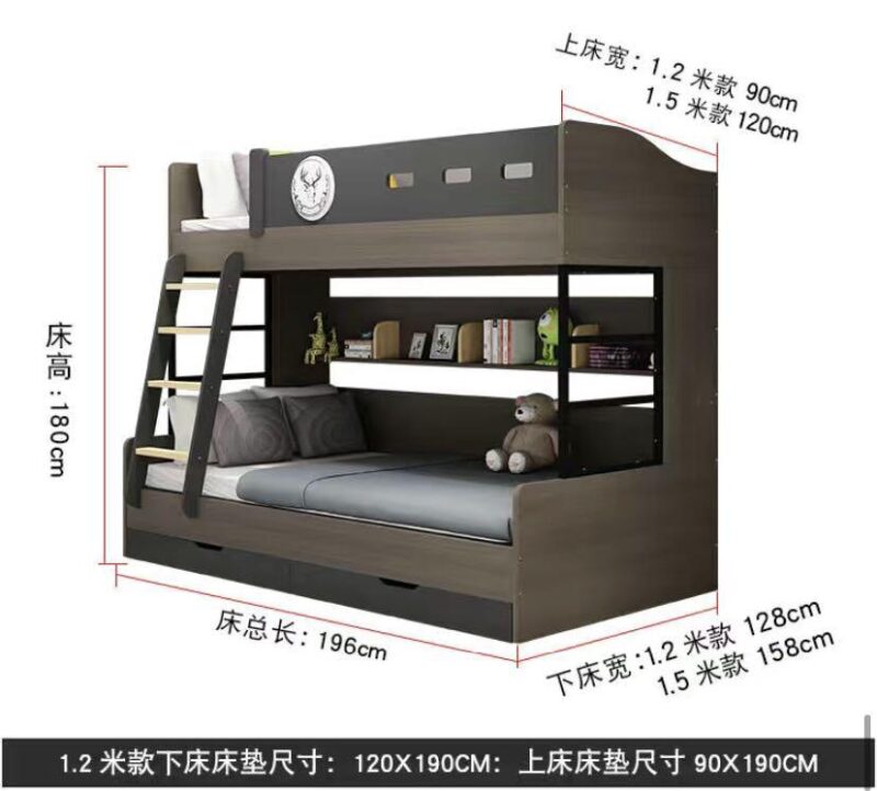 A&0811子母床碌架床上下床雙層床高低床兒童床 - Image 9