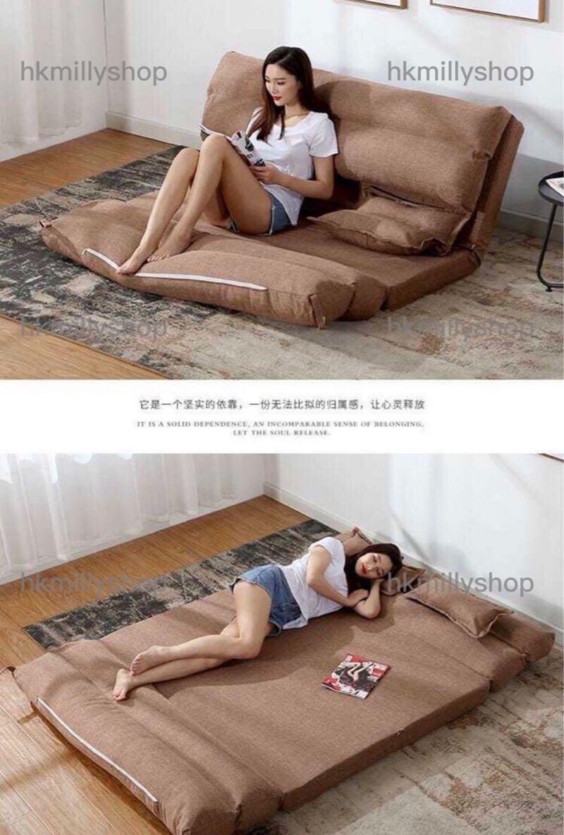 A&0801懶人沙發床 榻榻米梳化床 布藝梳化 - Image 6