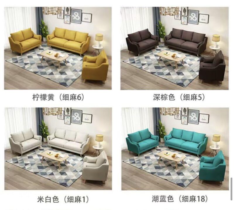 A&0105布藝三座位梳化沙發 - Image 8