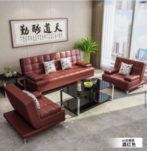 A&0352商務沙發茶几組合 梳化床 沙發床 單人位 三人位 家用沙發床