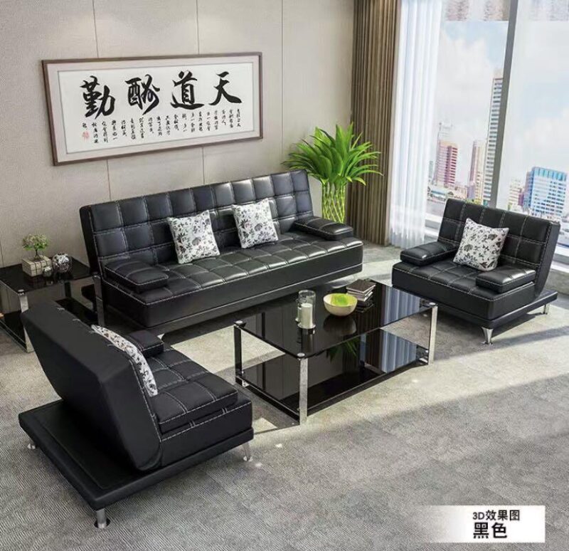 A&0352商務沙發茶几組合 梳化床 沙發床 單人位 三人位 家用沙發床 - Image 2