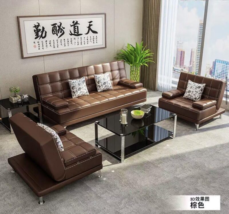 A&0352商務沙發茶几組合 梳化床 沙發床 單人位 三人位 家用沙發床 - Image 4