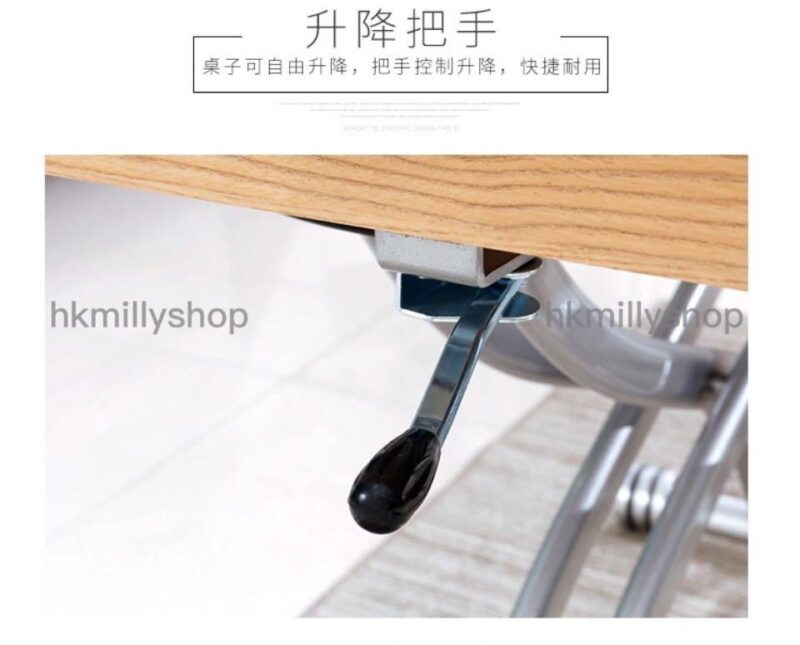 A&0404免安裝岩板餐枱茶几升降桌高品質升降枱伸縮枱餐桌折疊台兩用多功能餐枱摺枱 - Image 7