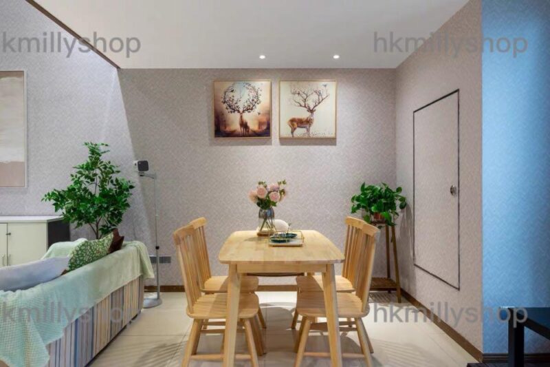 A&0439實木橡膠木餐枱餐椅食飯枱餐桌 - Image 7