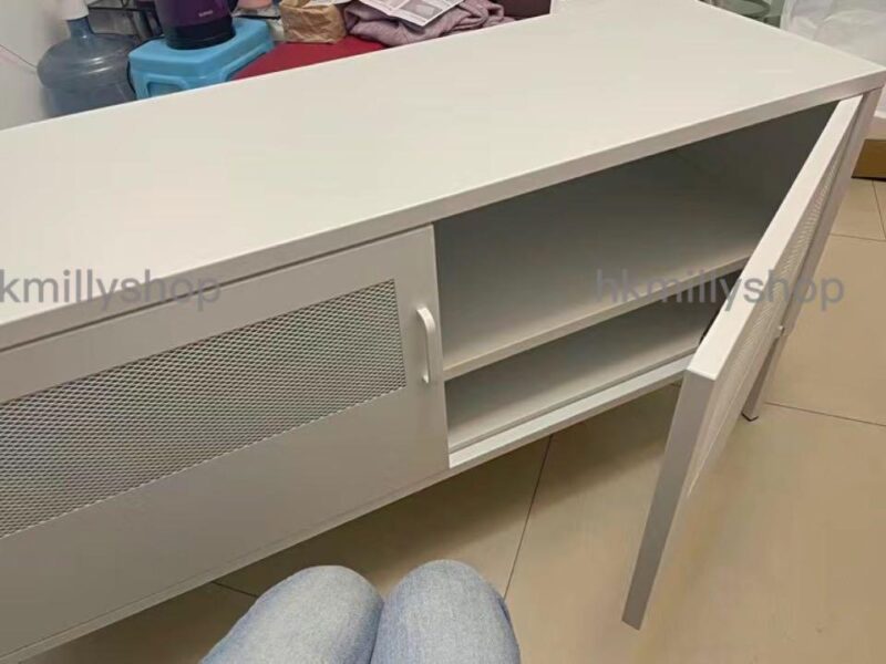 A&0450鐵藝電視櫃 網格電視機櫃 收納櫃 客廳儲物櫃 TV櫃 地櫃 簡約風格電視機櫃 - Image 8