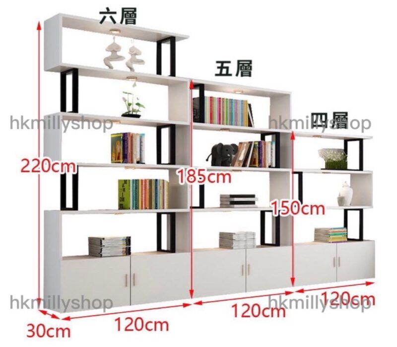 A&0499訂製加寬版貨架 展示架 展示櫃 陳列櫃 陳列架 貨櫃 精品櫃 倉儲櫃 樣品櫃 門店專用 倉庫專用貨架 書架 書櫃 收納架 - Image 10