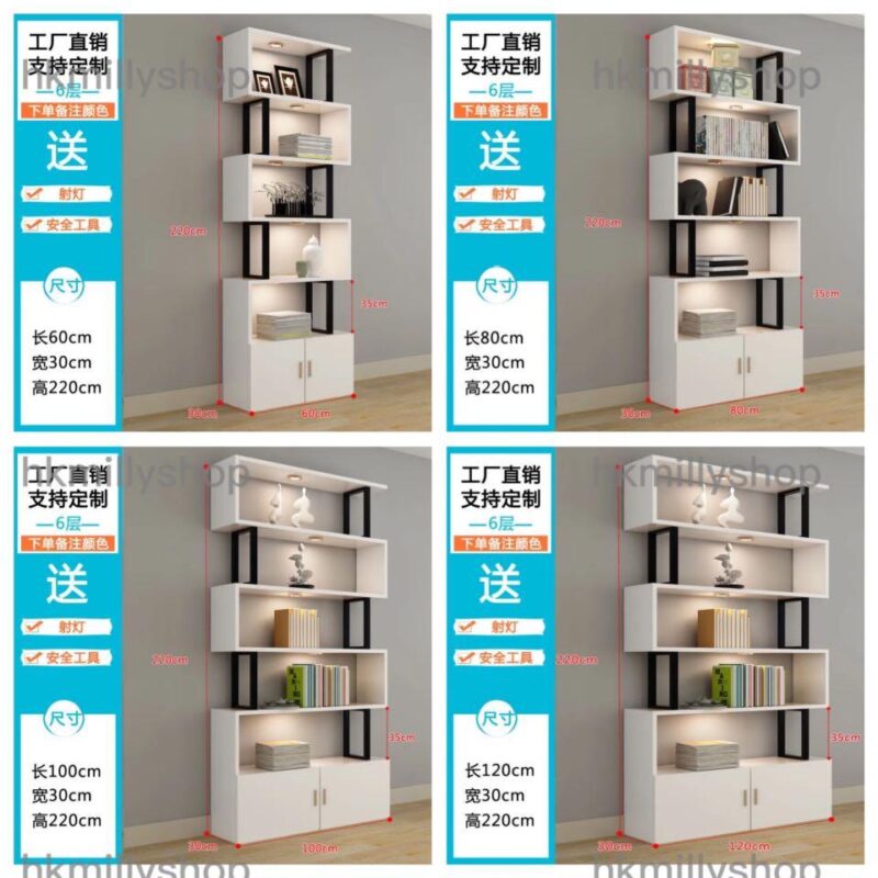 A&0499訂製加寬版貨架 展示架 展示櫃 陳列櫃 陳列架 貨櫃 精品櫃 倉儲櫃 樣品櫃 門店專用 倉庫專用貨架 書架 書櫃 收納架 - Image 6