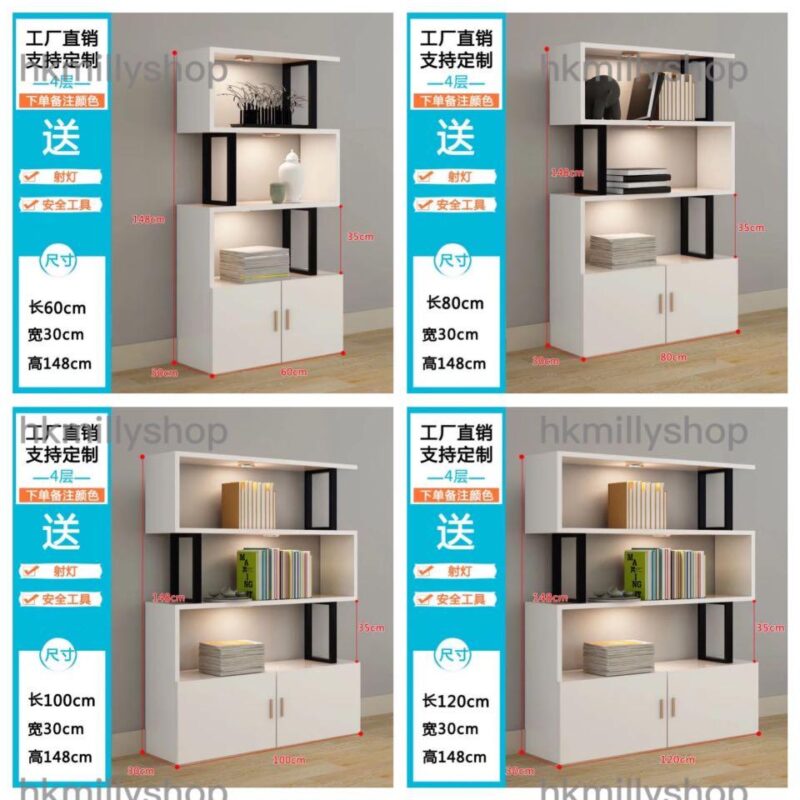 A&0499訂製加寬版貨架 展示架 展示櫃 陳列櫃 陳列架 貨櫃 精品櫃 倉儲櫃 樣品櫃 門店專用 倉庫專用貨架 書架 書櫃 收納架 - Image 9